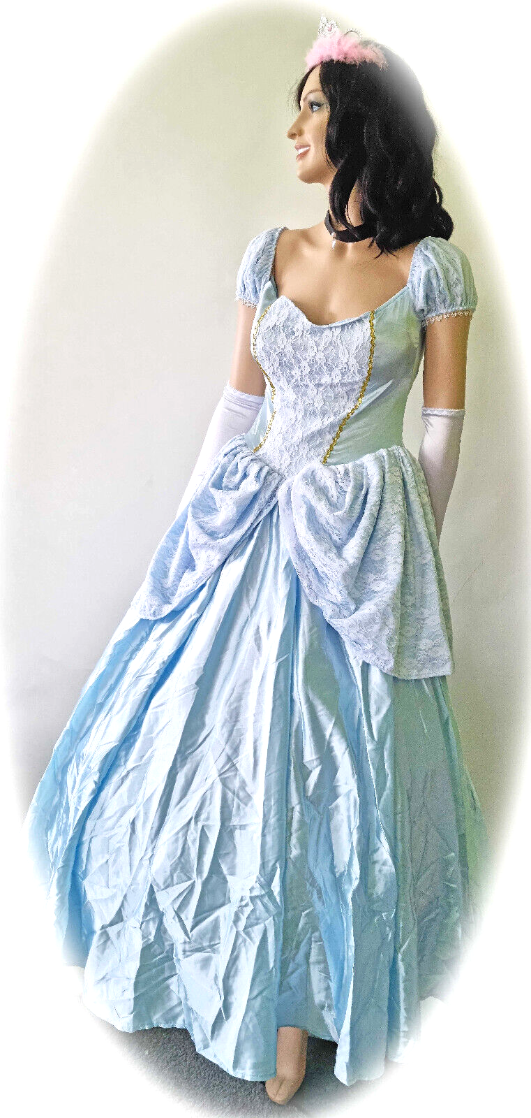 Kostüm Karneval Cinderella Sissi Aschenbrödel Aschenputtel Prinzessin Gr.36