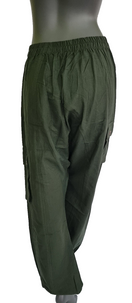 Zeige Bild Haremshose Pumphose Aladinhose Pluderhose Yoga Goa Sarouel Baggy grün Gr.34/36 3