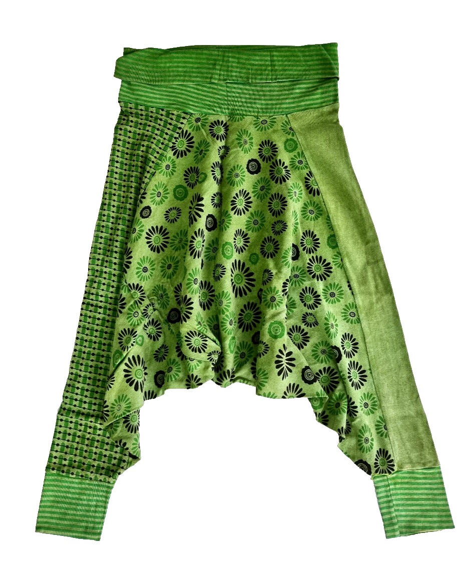 Original Nepal Haremshose Pumphose Yoga Goa Sarouel Baggy Hippie Boho Gr.34-44