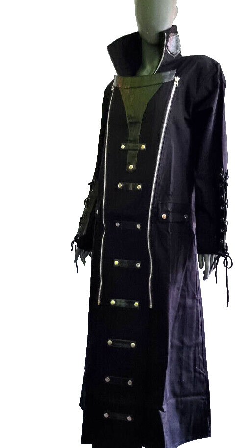 Trenchcoat Steampunk Herren Gothic Victorian Military Larp Gr. L/XL