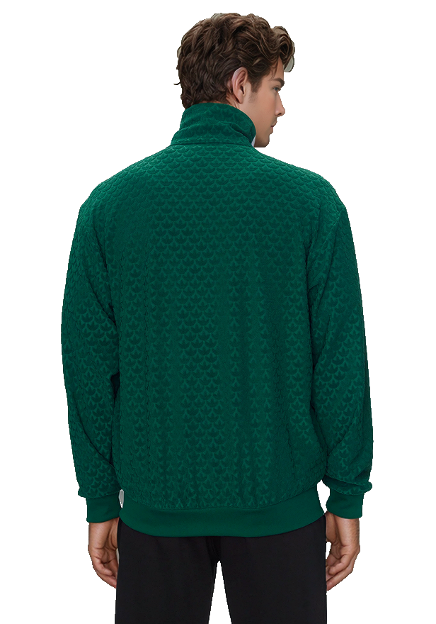 Adidas Sweatjacke Outdoor Monogram Frottee JD0696 loose fit Gr.3XL bis 4 XL