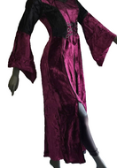 Zeige Bild BÄRES Samt Kleid  Gothic Mittelalter  34/36 sm 3