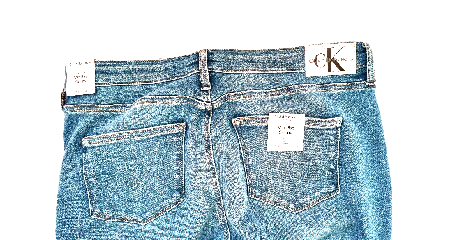 Calvin Klein Mid Rise Skinny Jeans blue Gr.W33 L30