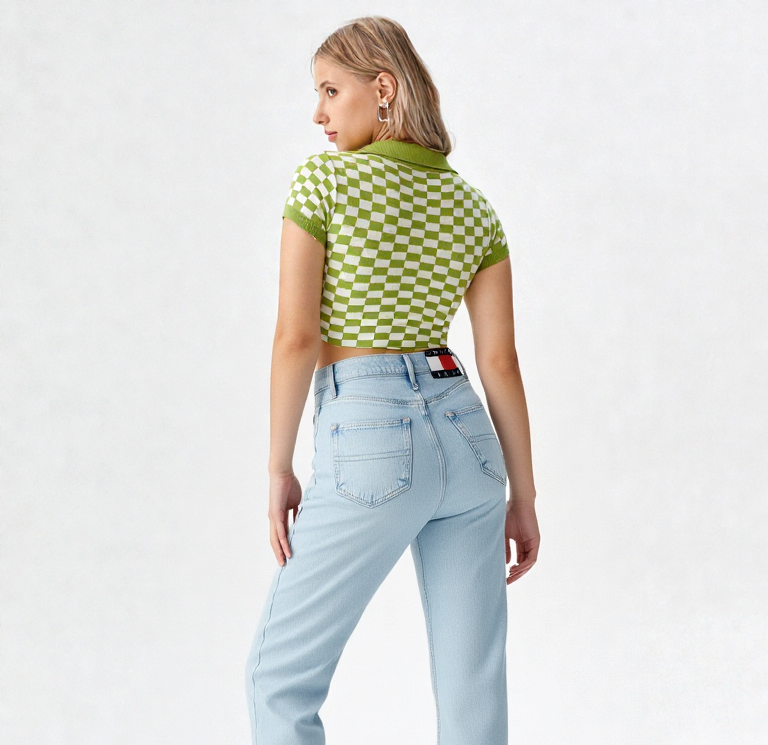 Tommy Jeans Julie ultra high straight Bootcut hellblau Gr.W33 L32