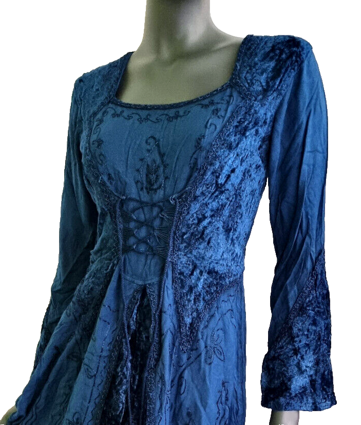 Bäres Maxikleid Mittelalter Boho Vintage Gr. 36/38