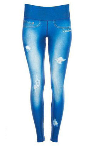 Winshape Leggings ocean blue Power Shape Tights Gr.XS