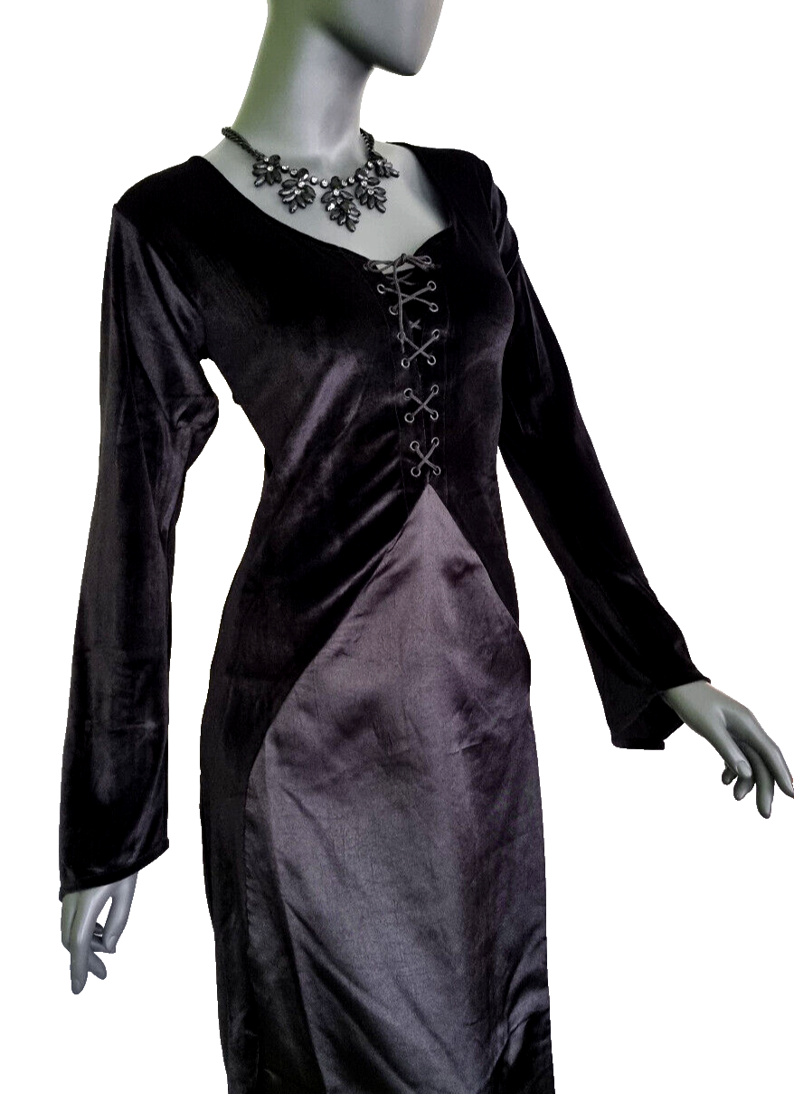 Bäres Empire Gothic  Samtkleid Maxikleid Mittelalter Gothic Witch  Gr. 38/40