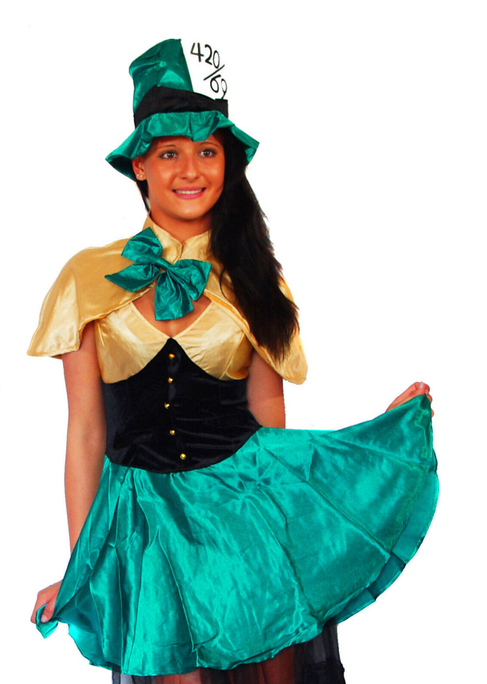 Faschingskostüm Karneval verrückter Hutmacher Alice Gr.34/36
