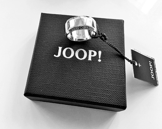 Joop! Logo Ring 925er Sterling Silber Gr.56 (18)