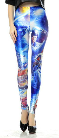 Star Wars Leggings Glanzleggings Gr.34/36