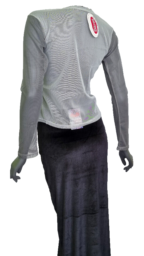 Bäres Netzshirt grau 2 tone Gr.34-38 freesize