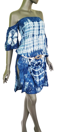 Batikkleid Kombitalent Tunika Rock Strandkleid Partylook Boho Hippie Gr.34-38