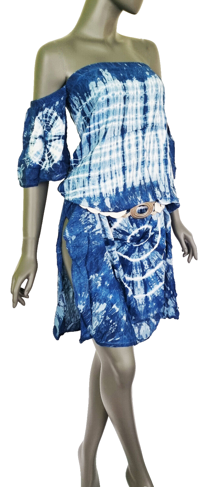 Batikkleid Kombitalent Tunika Rock Strandkleid Partylook Boho Hippie Gr.34-38