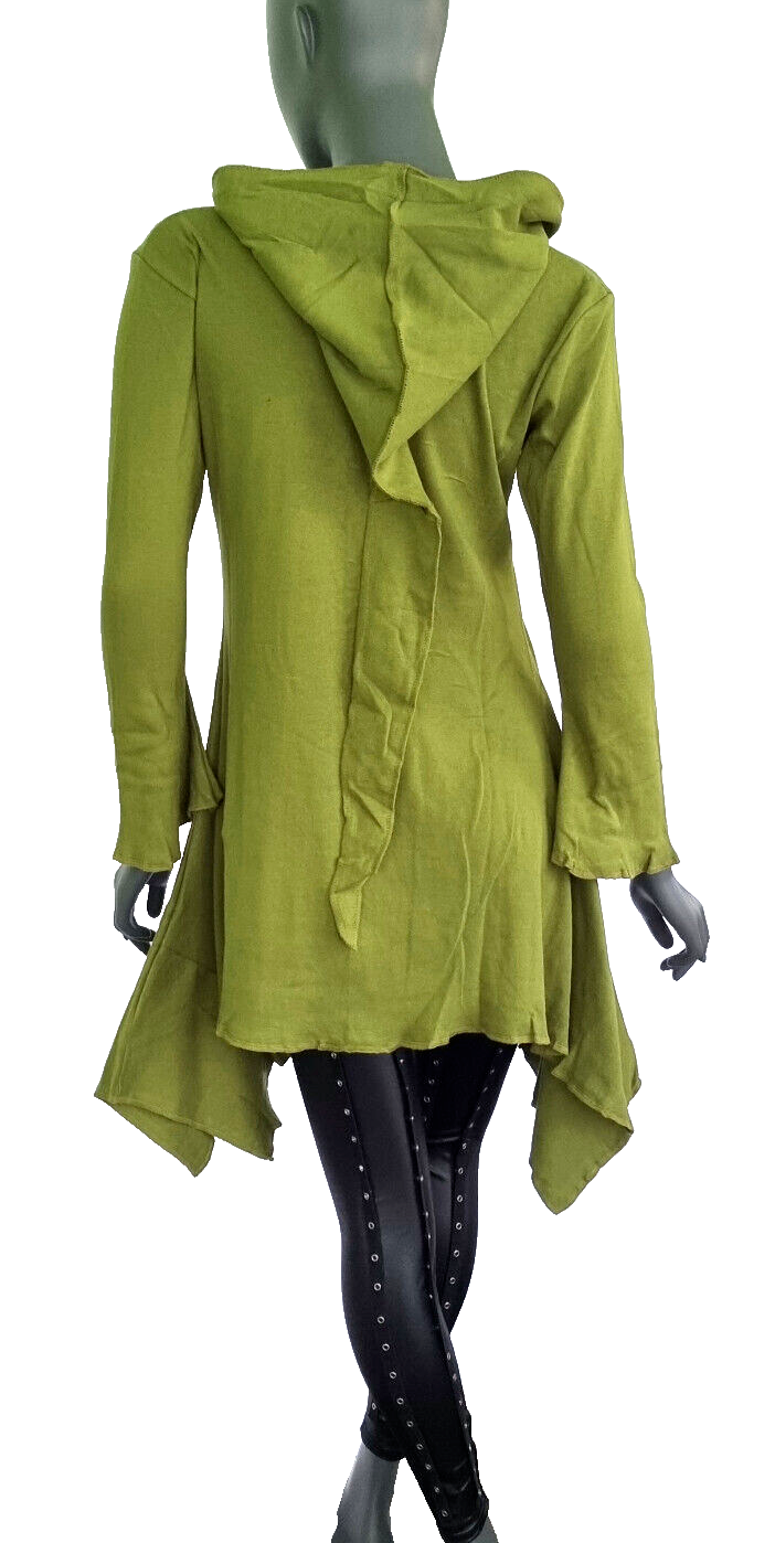 Gugel Zipfeljacke Medieval Gothic Ethno Hippie Witch Pixie  Gr.S/M, L/XL