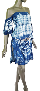 Zeige Bild Batikkleid Kombitalent Tunika Rock Strandkleid Partylook Boho Hippie Gr.34-38 2
