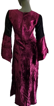 BÄRES Samt Kleid  Gothic Mittelalter  34/36 sm