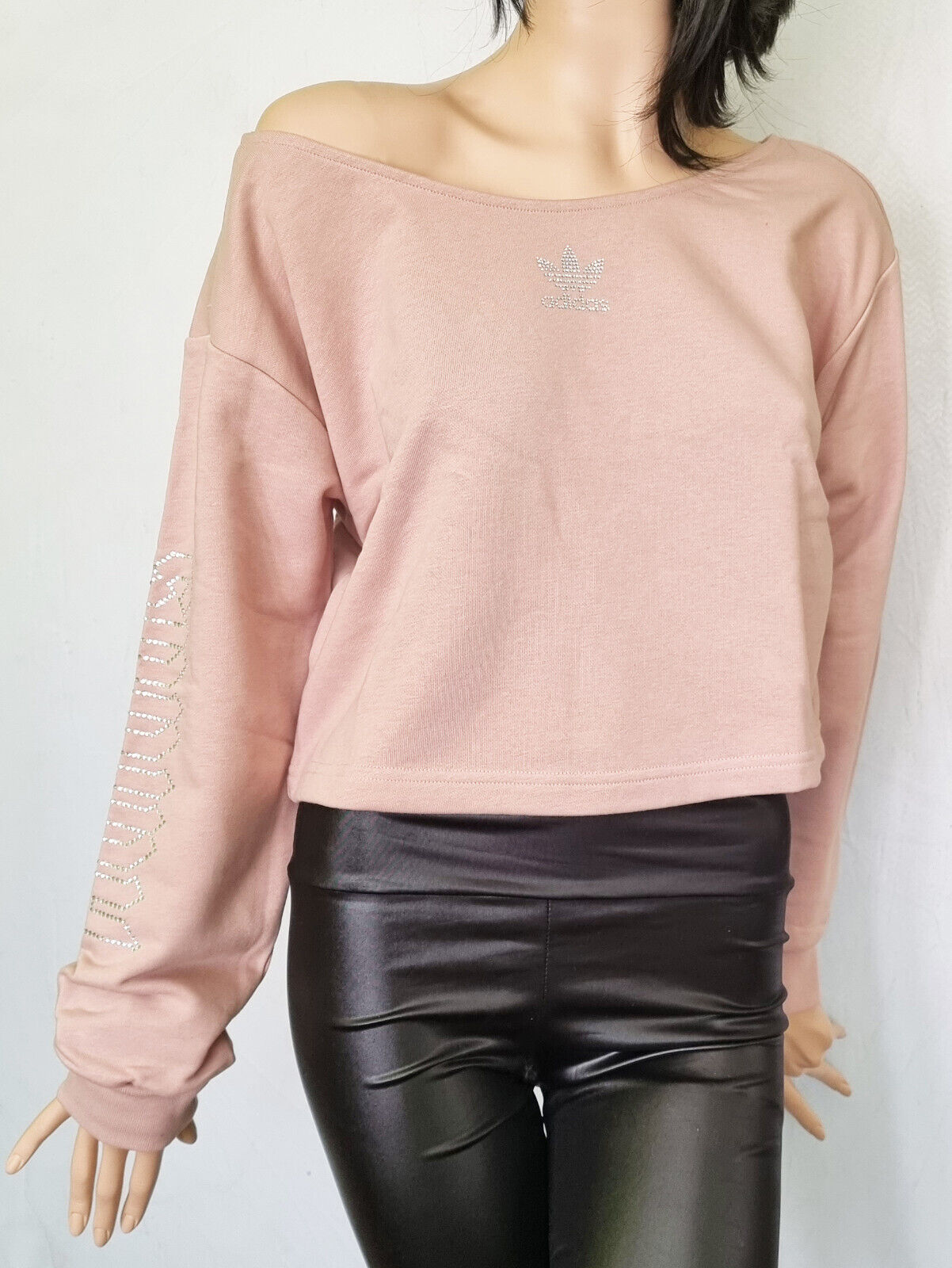 Adidas Originals 2000 Luxe Slouchy Crew  beige Gr. 34,36
