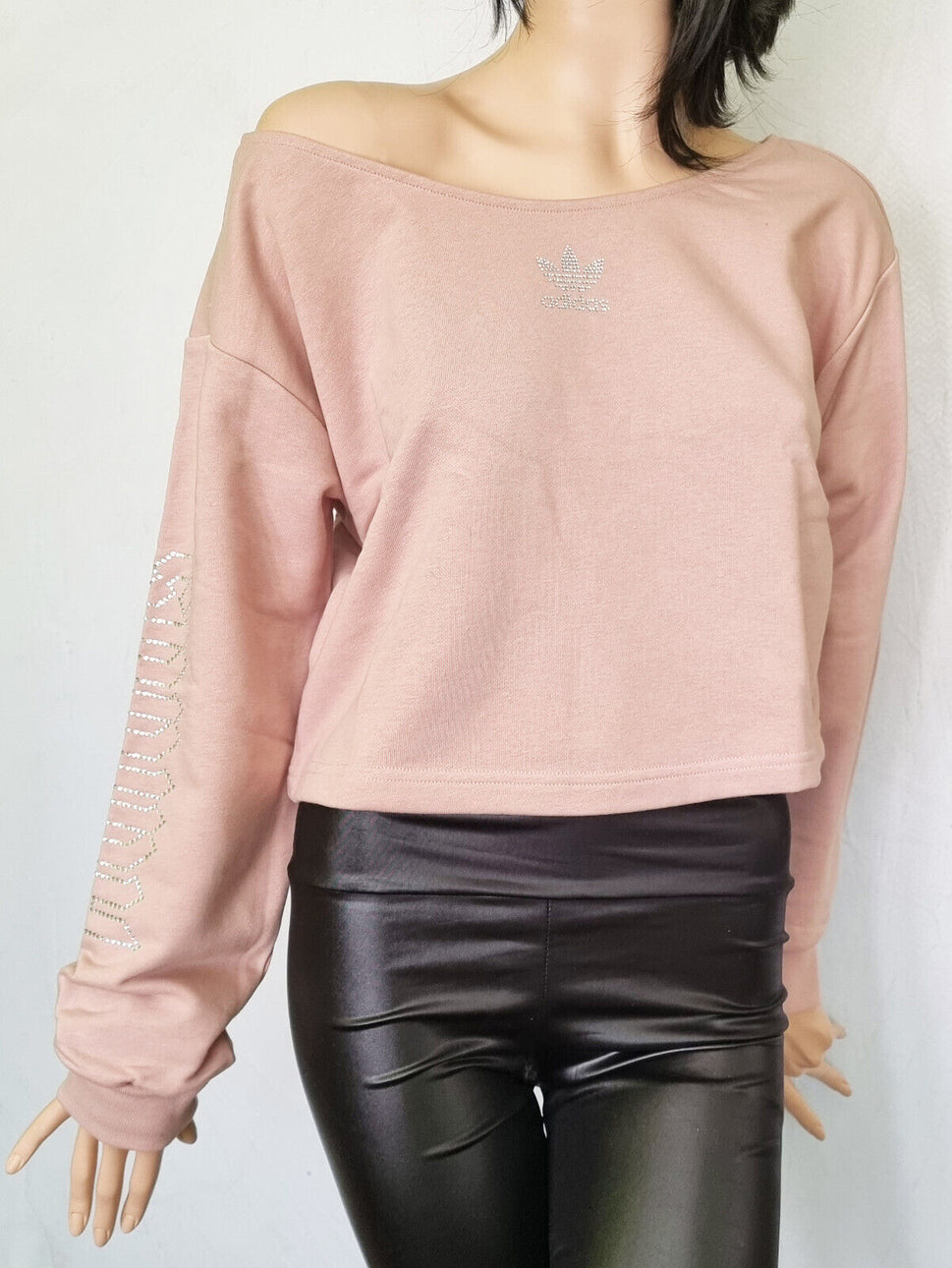 Adidas Originals 2000 Luxe Slouchy Crew  beige Gr. 34,36