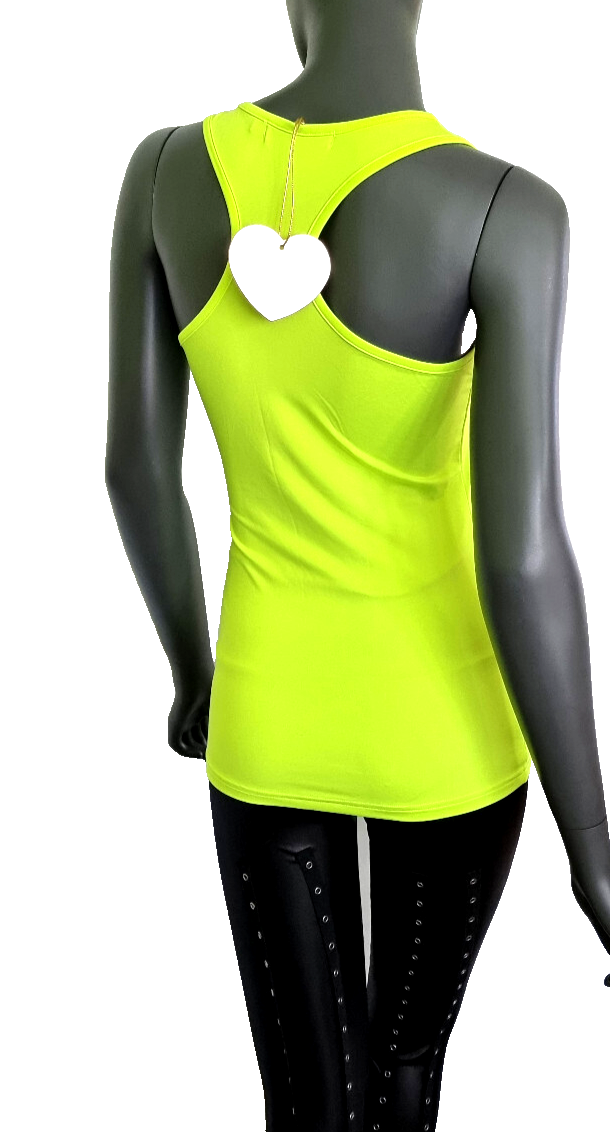 Redial Longtop Print Strass stretch neon Gr.M/36