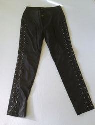 Melrose Kunstllederhose Schnürung Gr.38