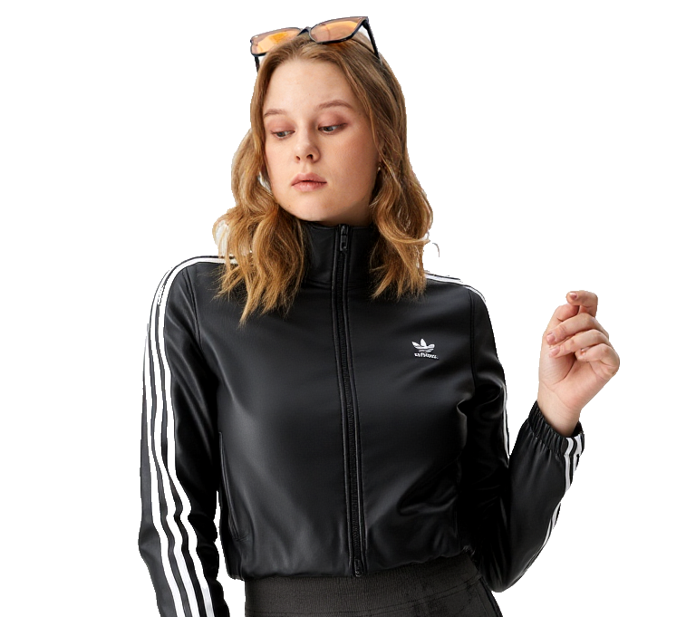 Adidas Firebird Pleather Originals Kurzjacke Gr.XL-2XL