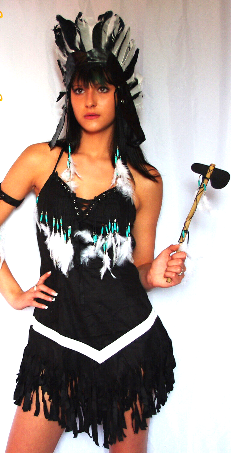 Faschingskostüm Karneval Indianerin Gr.34