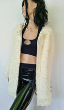 Zeige Bild Flauschmantel Soft Übergangsjacke cremeweiss Gr.36-38 4