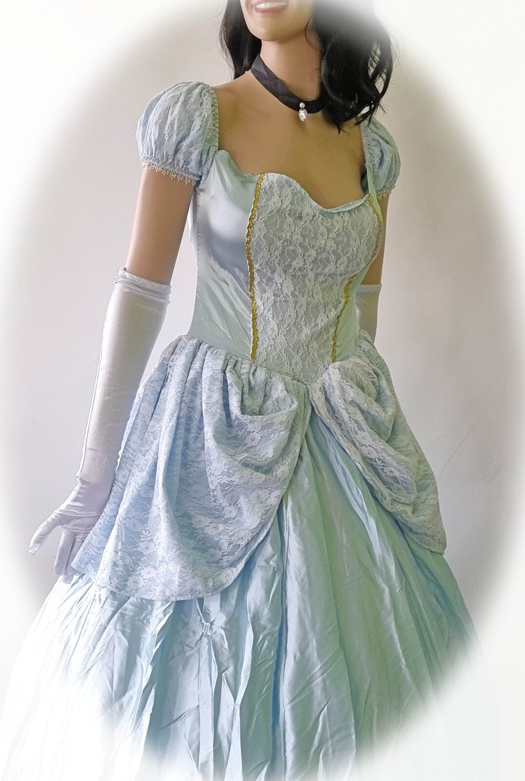 Kostüm Karneval Cinderella Sissi Aschenbrödel Achenputtel Prinzessin Gr.36-38