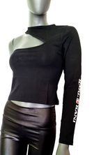 Zeige Bild Karl Kani  EinarmShirt Kurzshirt one shoulder Gr.M 36 3