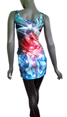 Zeige Bild Longtop Minikleid stretch Sternzeichen Skorpion Gr.34-38 freesize 3