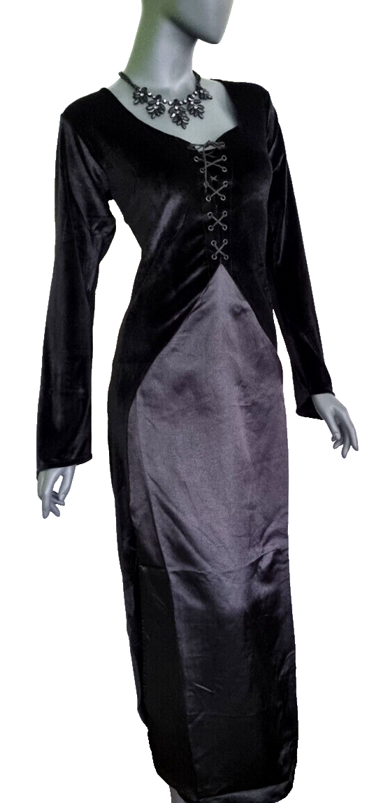 Bäres Empire Gothic Samtkleid Maxikleid Mittelalter Gothic Witch Gr. 38/40