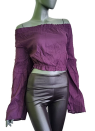Mittelalter Gothic Pirat Larp Carmen-Bluse braun Gr.36-42