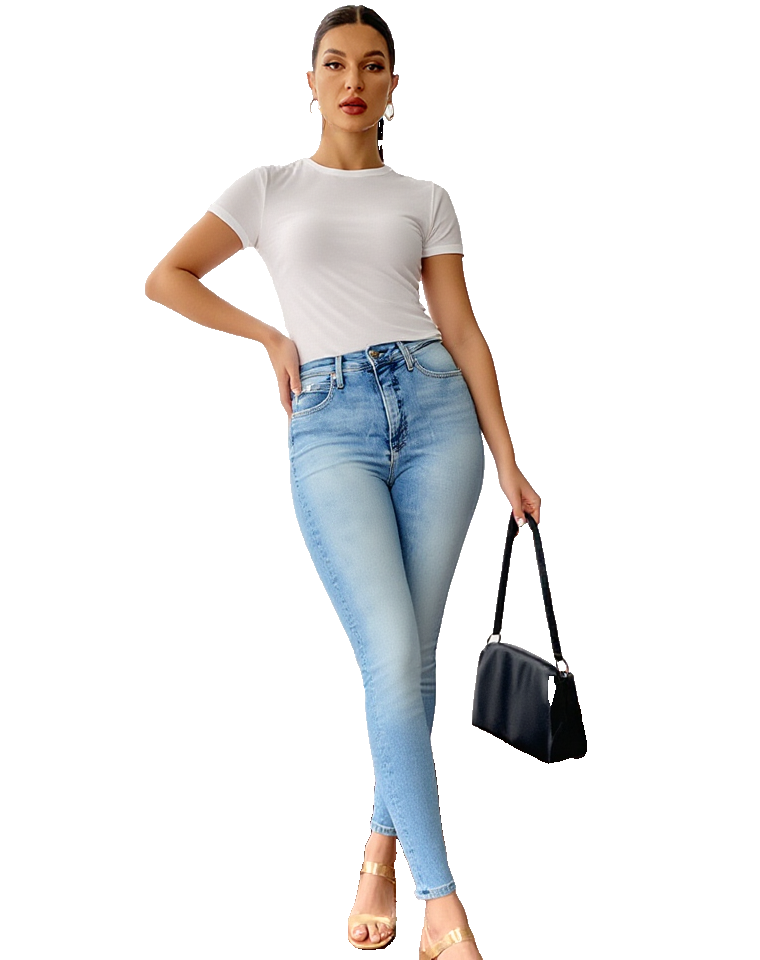 Calvin Klein High Rise Skinny Jeans hellblau Gr.W34 L32