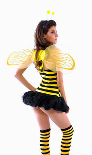 Faschingskostüm Karneval Biene Wespe Bienenkönigin Gr.38