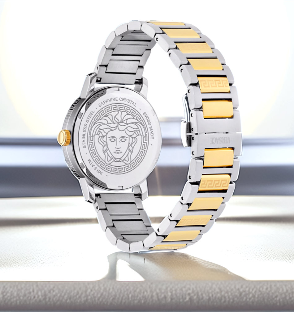 Versace Quarzuhr V-HELIX VE9G00324 Armbanduhr, Herrenuhr, Swiss Made, Saphirglas