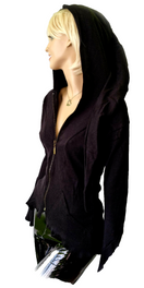 Zeige Bild Gugel Zipfeljacke Goa Ethno Medieval Gothic Hippie oliv Gr.34/36 3