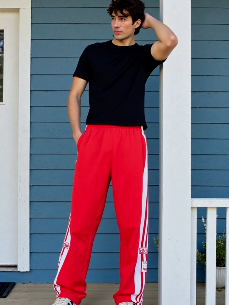 Adidas Herren Adibreak JP3765 3-Stripes rot Gr.L