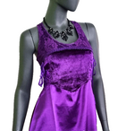 Zeige Bild Bäres Gothic  Maxikleid Mittelalter Gothic Witch lila Gr. 34 4