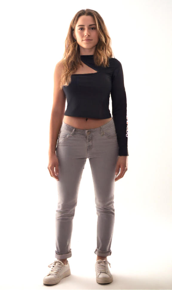 Karl Kani EinarmShirt Kurzshirt one shoulder Gr.M 36