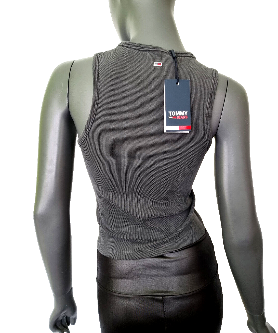 Tommy Jeans Ripp Tanktop Vintage Flame dunkelgrau Gr.34-40