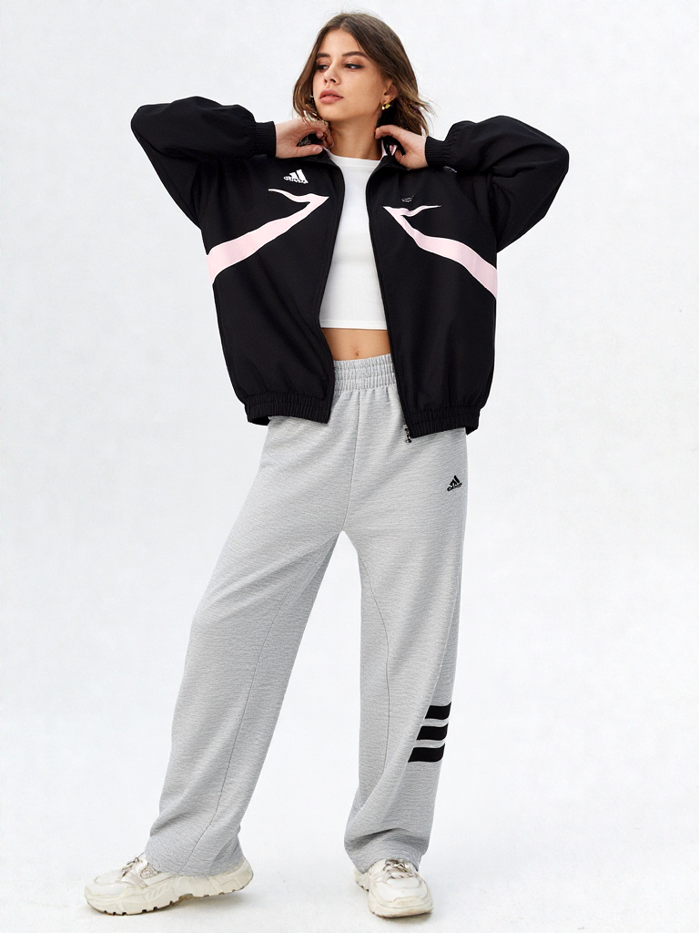 Adidas Wide Leg Sweathose Future Icons Open-Hem JE0151 Gr.XL/42/44