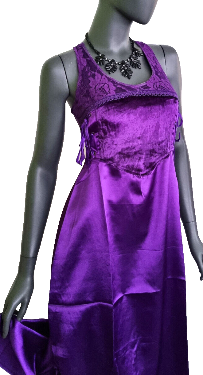 Bäres Gothic Maxikleid Mittelalter Gothic Witch schwarz Gr. 34