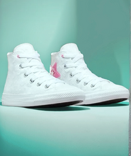 Converse Chucks white pink star High Top Gr.32