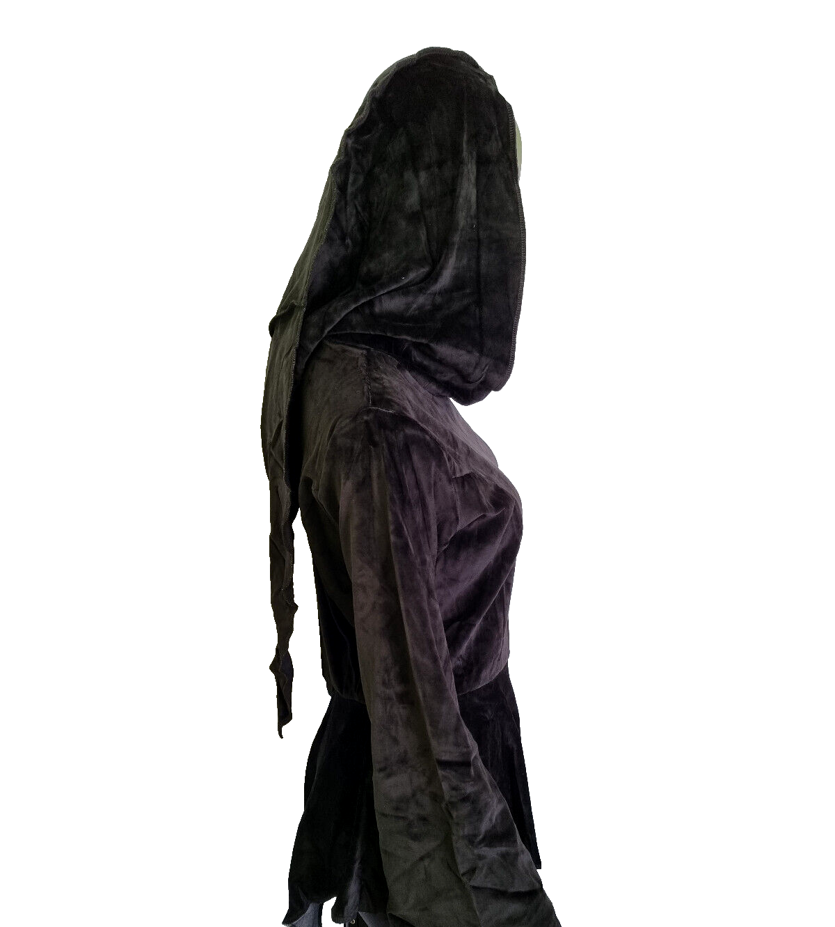 Gugel Nickisweater Vintage Look Mittelalter Gothic Pixie rot Gr.34-38 kl.40