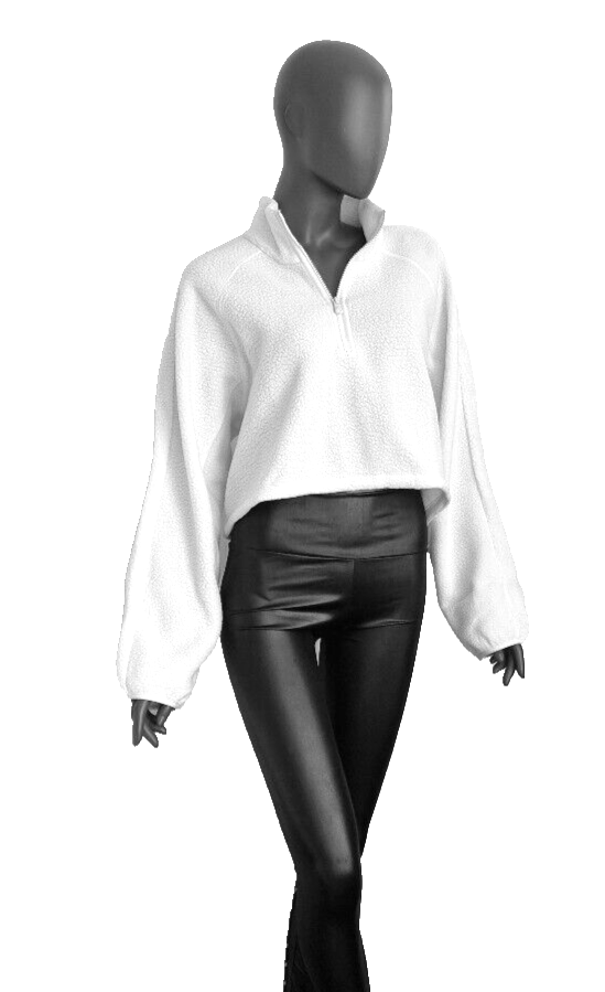 Calvin Klein Sport Teddy Sherpa Hybrid Pullover Gr.XXL/42/44