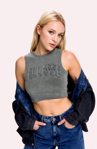 Ellesse Crop Top weiss rosa Gr.34-44
