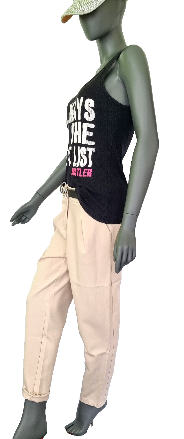 Hailys Schlupfhose beige Kombitalent elegant sportlich casual Hüfthose Gr. 32-42