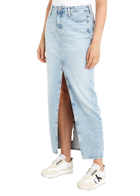 Calvin Klein Maxi Jeansrock hellblau Gr.W32