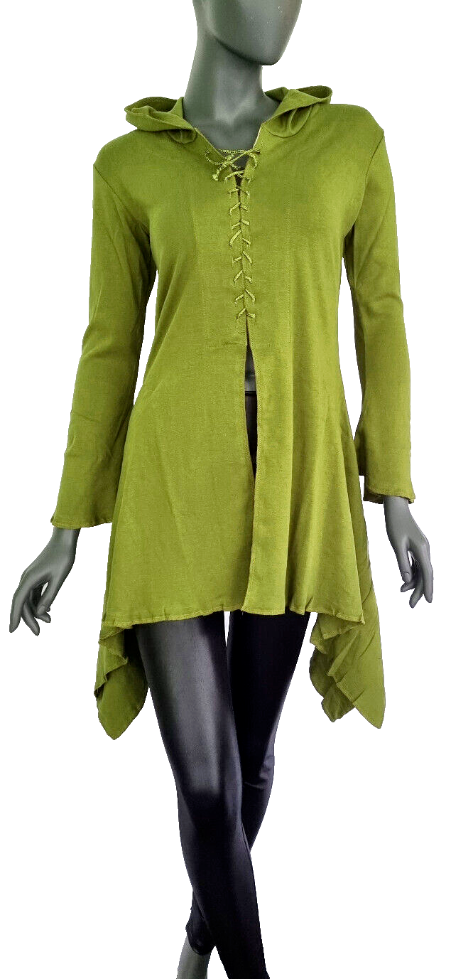 Gugel Zipfeljacke Medieval Gothic Ethno Hippie Witch Pixie  Gr.S/M, L/XL