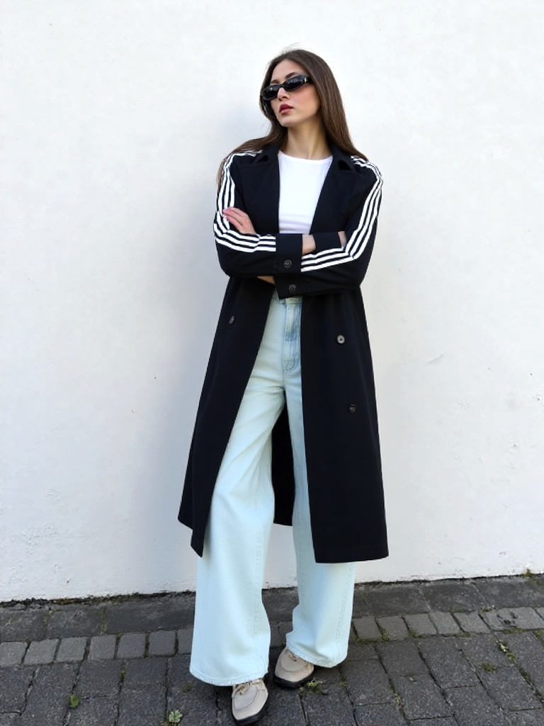 Adidas Originals Trenchcoat Outdoorjacke beige Gr.L